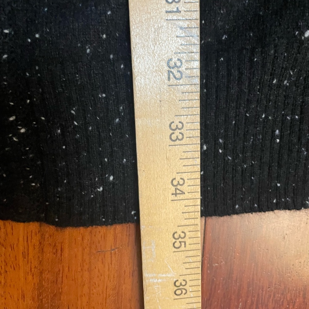 Pure Amici Cashmere Cardigan‎ Vest Sweater Black Spreckled MSRP $298 Sz L B22 - Picture 9 of 9